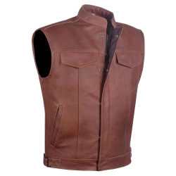 Men Leather Vest